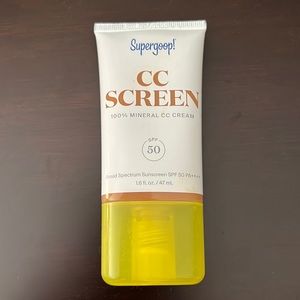 supergoop! CC screen 400c. Spf50. 100% mineral cc cream.
